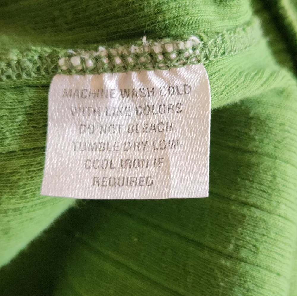 Aeropostale Vintage Green Button-Up Ribbed Henley - Picture 5 of 5